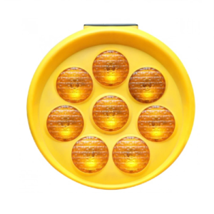 إنارة تحذيرية دائرية تعمل بالطاقة الشمسية للأماكن الخطرة