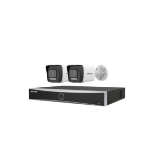 2 كاميرات مراقبة  IP بدقة 8 ميجابكسل +جهاز تسجيل 4 قنوات يدعم حتي 8 ميجا NVR
