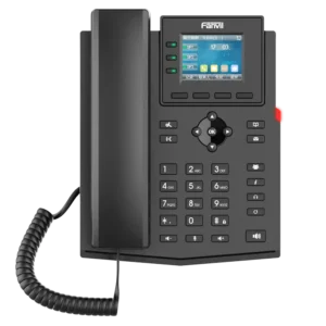 هاتف فانفيل X303 | هاتف IP ثنائي الأسلاك ومفتاح POE X303-2 WIRE