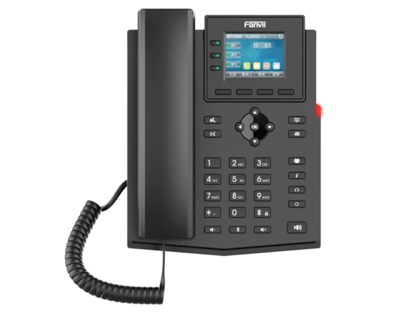 هاتف فانفيل X303 | هاتف IP ثنائي الأسلاك ومفتاح POE X303-2 WIRE