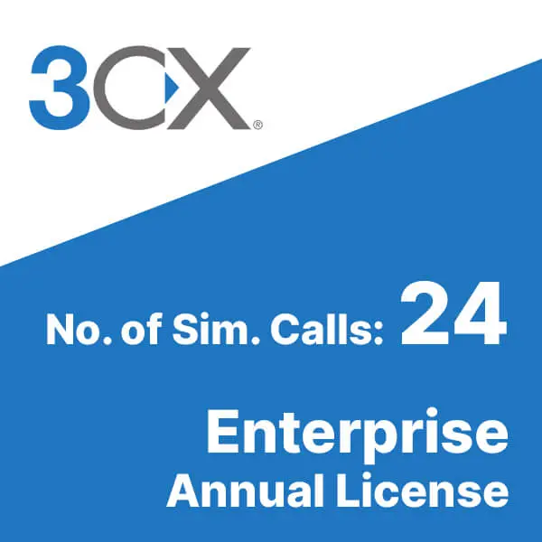 3CX Enterprise 24 مكالمة متزامنة