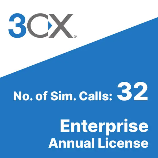 3CX Enterprise 32 مكالمة متزامنة