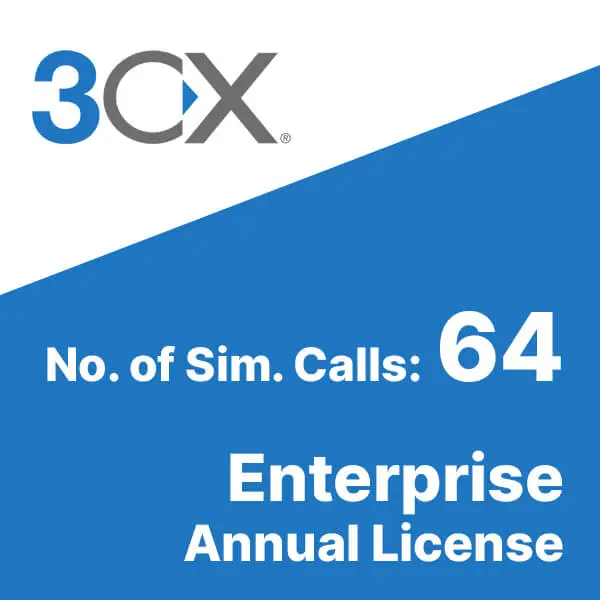 3CX Enterprise 64 مكالمة متزامنة