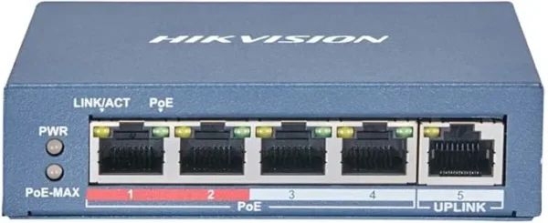 HIKVISION 4-Port 100Mbps unmanaged PoE Switch