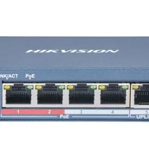 DS-3E0105P-E(B) مفتاح HIKVISION غير مُدار بأربعة منافذ