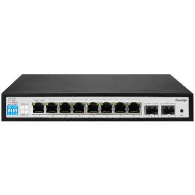 Foredge IS108GPS-2F | 10-Port Gigabit Managed Industrial PoE