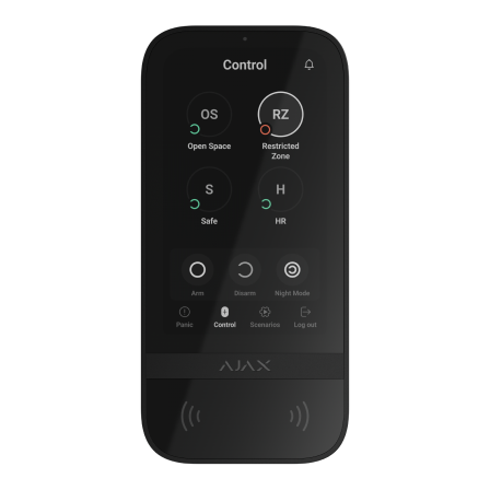 Ajax KeyPad TouchScreen – لوحة مفاتيح لاسلكية