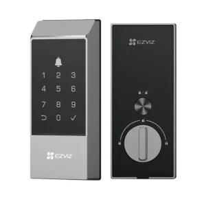 EZVIZ CS-DL04-R100-WBCP-GR – قفل ذكي بالبصمة والبطاقة