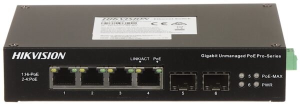 Hikvision DS-3T0506HP-E/HS PoE Network Switch