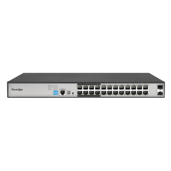 سويتش فوريدج PS3024GS-250W | سويتش مُدار 24 منفذ PoE+