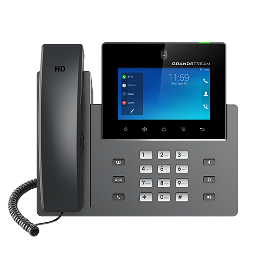 هاتف Grandstream GXV3450 — هاتف فيديو IP ذكي بشاشة لمس 5 إنش