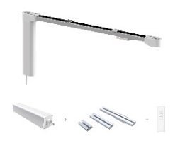 NEXCURT-KIT-6M-Z-C — طقم ستائر ذكي بطول مسار 6 أمتار بنمط 82