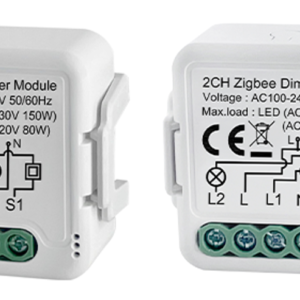 NEXRE-2D-Z — وحدة تعتيم ذكية Zigbee ميني بتوصيل N وL، ثنائية