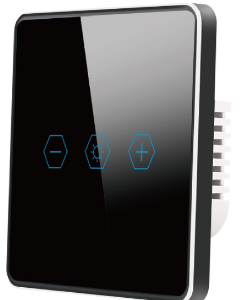 NEXSW-TB-D-Z — مفتاح حائط ذكي Zigbee للتعتيم بتصميم زجاج مسطّح،