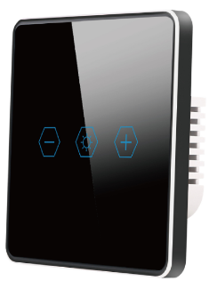 NEXSW-TB-D-Z — مفتاح حائط ذكي Zigbee للتعتيم بتصميم زجاج مسطّح،