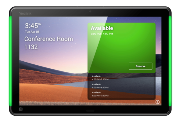 Yealink RoomPanel Plus E2 – لوحة جدولة الاجتماعات