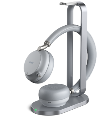 Yealink BH72 with Charging Stand Teams Light Gray USB-A لغرف ا
