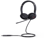 Yealink UH37 Dual UC USB-C – سماعة رأس ثنائية للأعمال