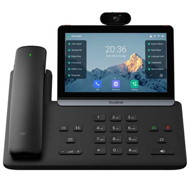 هاتف يالينك مكتبي IP بصوت عالي الدقة SIP-T88V + A5:A11 Pro